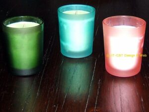 Votive Soy wax candles;