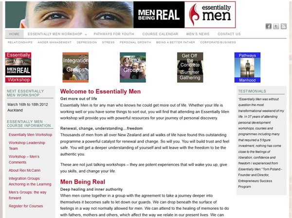 Essentially Men, New Zealand