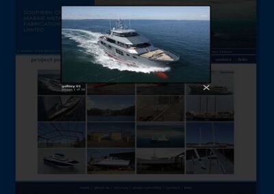 Southern Cross Marine Metal Fabrication website project