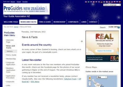 Web Design & Development 27 ProGuides, New Zealand